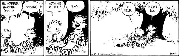 Calvin & Hobbes - June 15, 1989